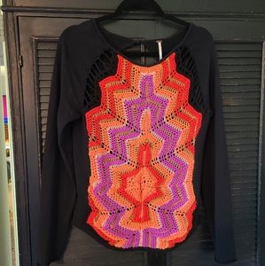 Free people crochet top